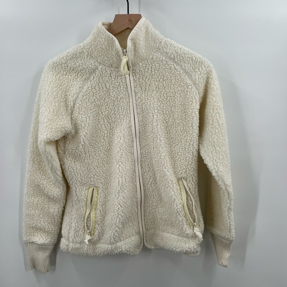 Old Navy Sherpa Zip Up Jacket Ladies Small - Picture 1 of 4
